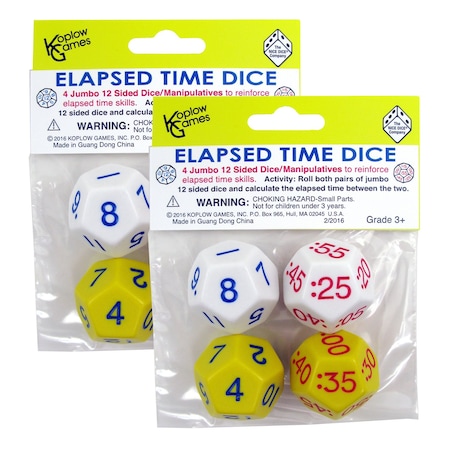 Koplow Games Elapsed Time Dice Set, PK2 18848